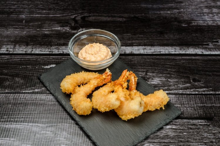 Креветки темпура в духовке