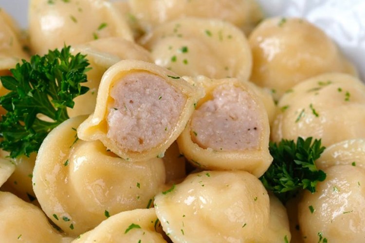 Начинка из индейки со сливками для пельменей