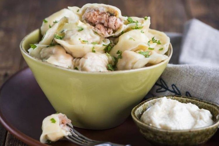 Рыбная начинка для пельменей