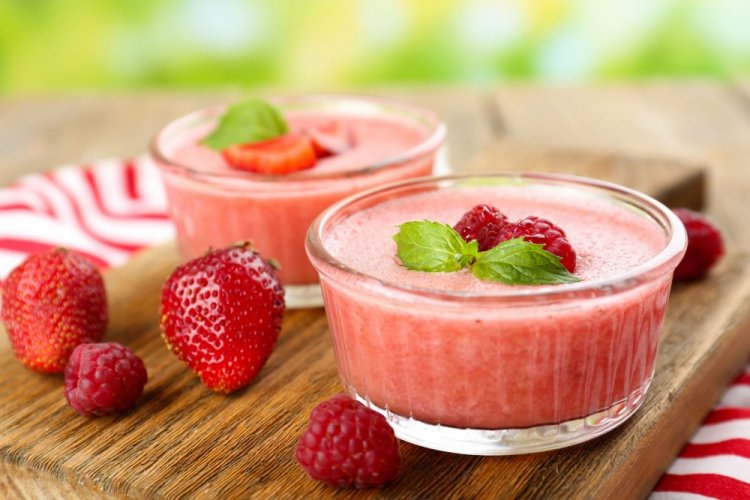 Клубничный мусс