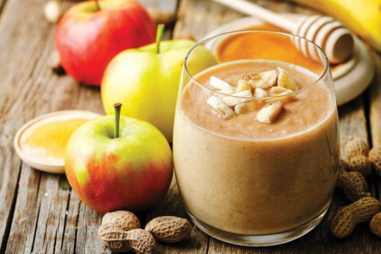 Смузи из абрикосов и яблок
