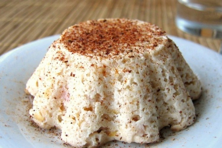 Творожное суфле с печеньем