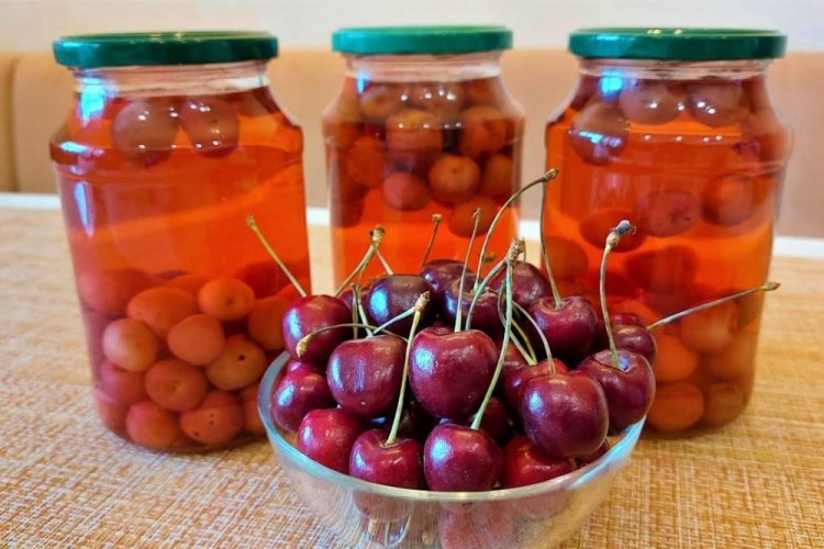 Компот из черешни на зиму