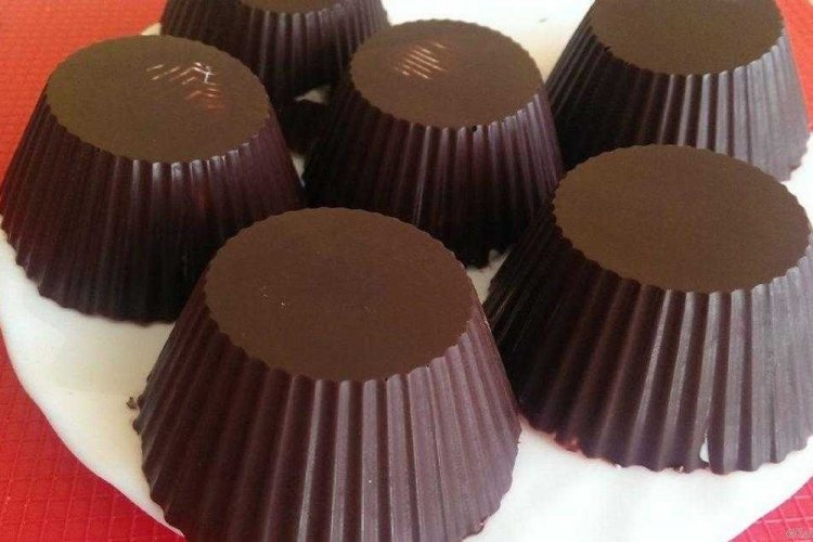 Сырки с малиной в шоколаде