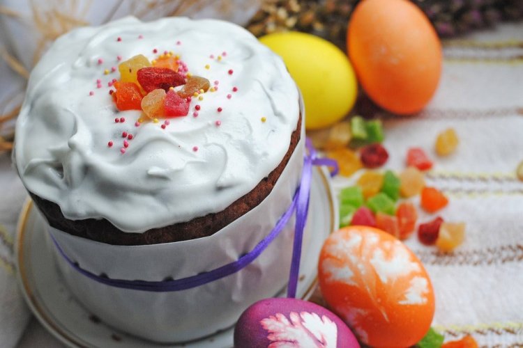 Глазурь из творожного сыра для кулича