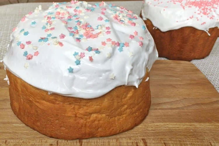 Глазурь на молоке для пасхального кулича