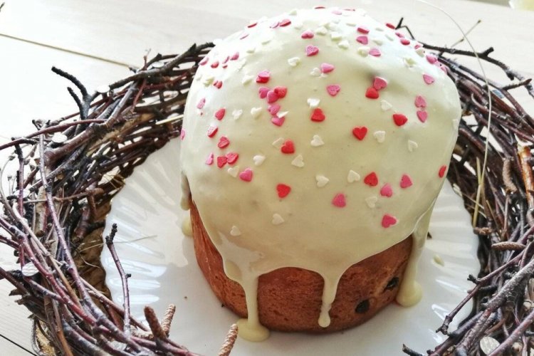 Глазурь на альбумине для кулича