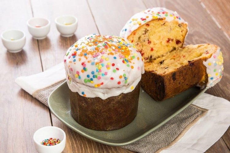 Пасхальный кулич на рисовой муке