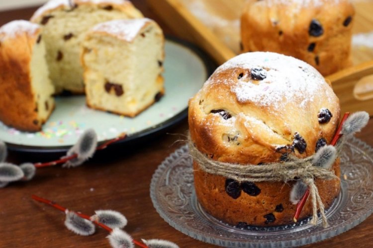 Творожный ПП кулич на Пасху