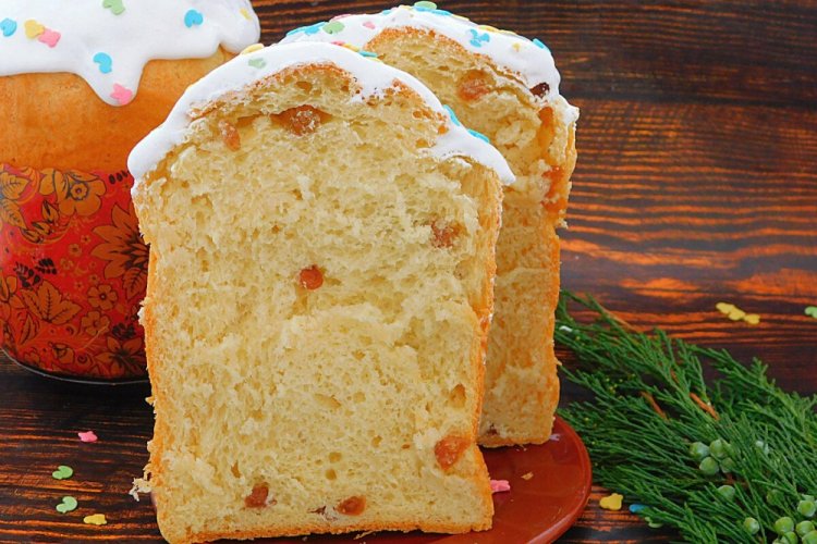 Тесто на кефире для куличей