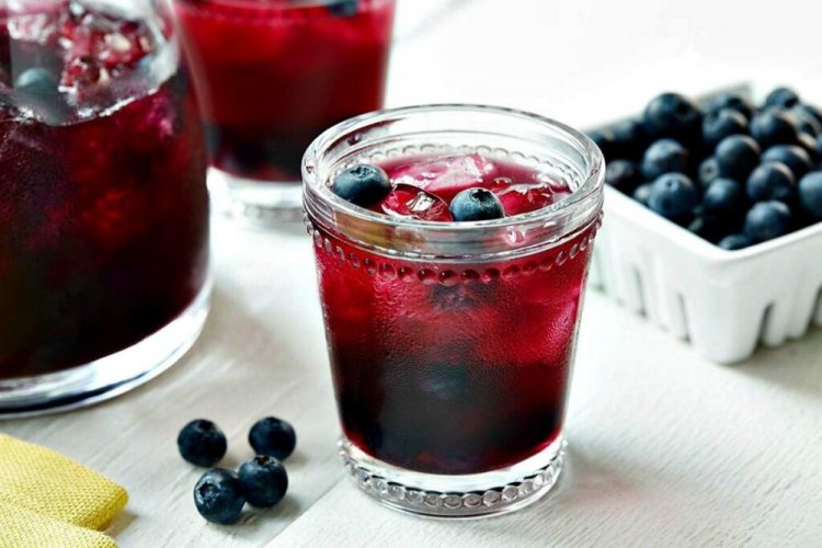 Летний компот из голубики