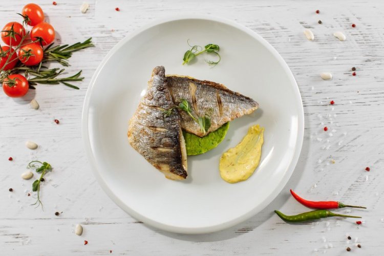 Филе дорадо на гриле