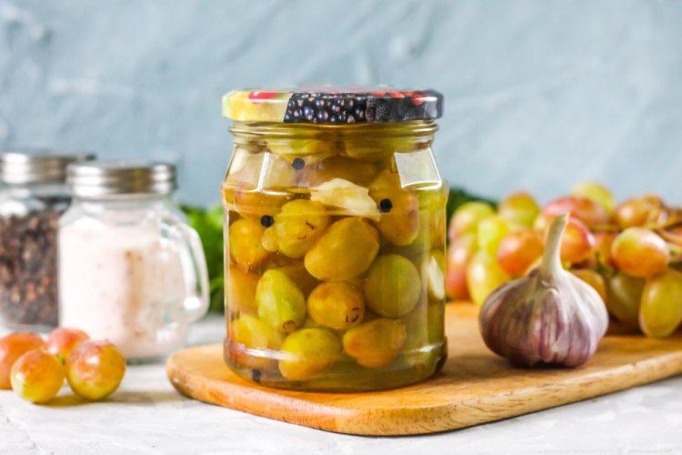 Маринованный виноград без стерилизации