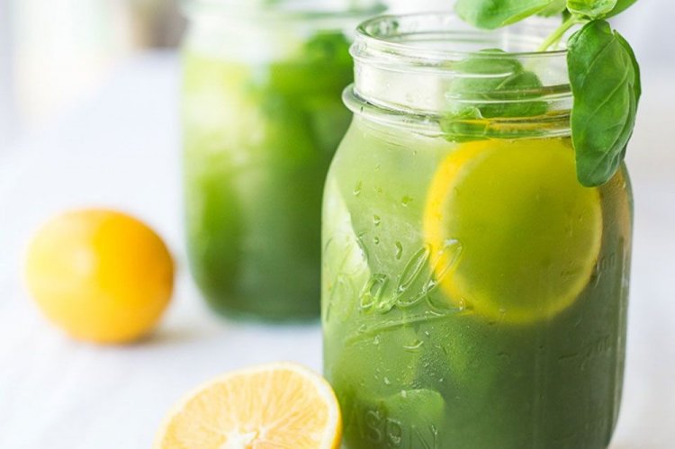 Лимонад с базиликом