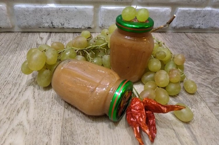 Виноградный соус на зиму