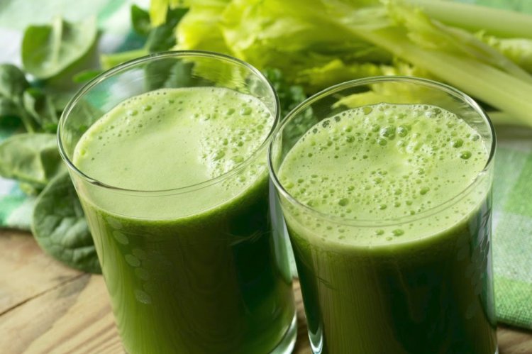 Сок из сельдерея и шпината