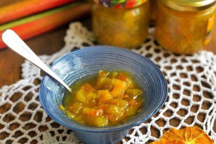 Джем из сельдерея с апельсиновым соком