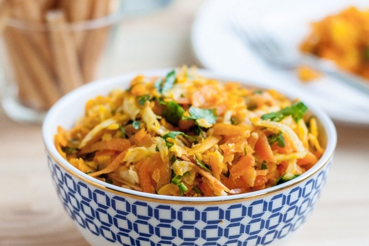 ПП салат с корнем сельдерея и тыквой