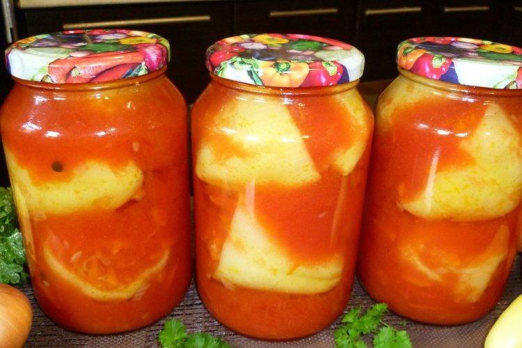 Болгарский перец для фарширования в томате на зиму