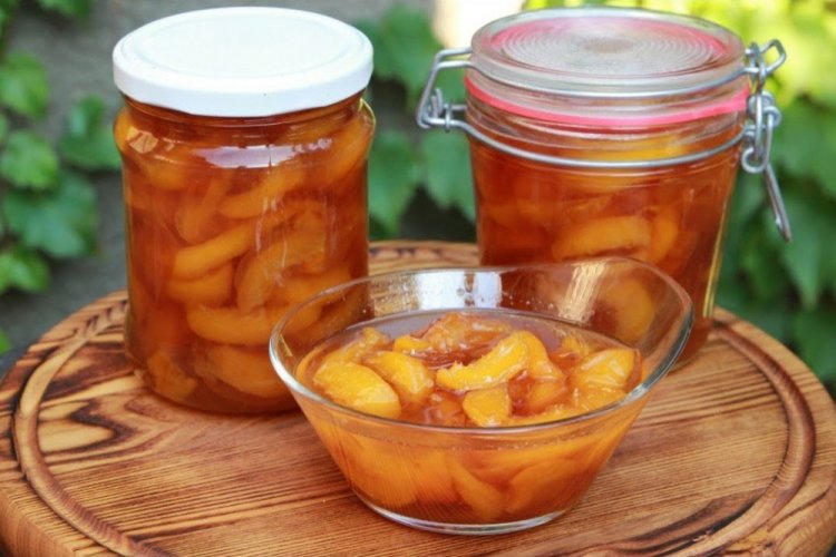 Янтарное варенье из нектаринов на зиму