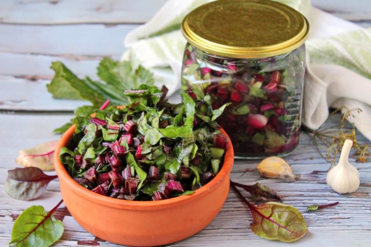 Свекольная ботва без стерилизации на зиму