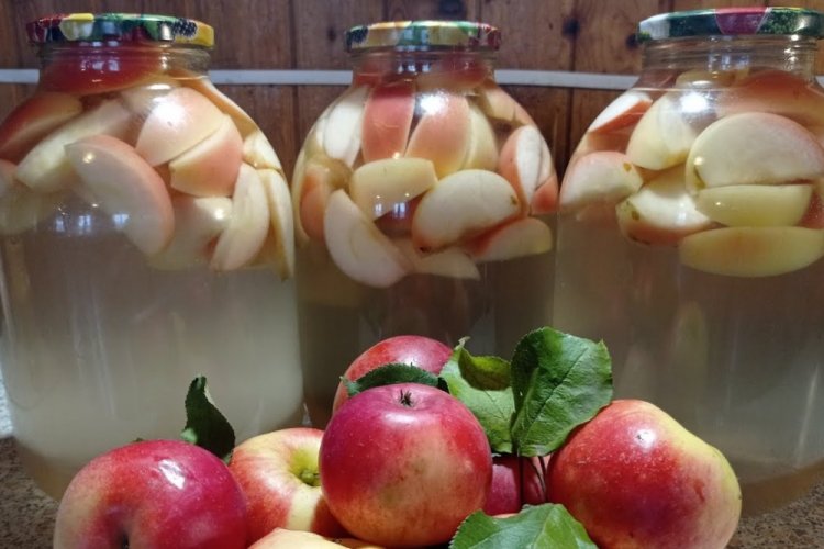 Компот из яблок на зиму