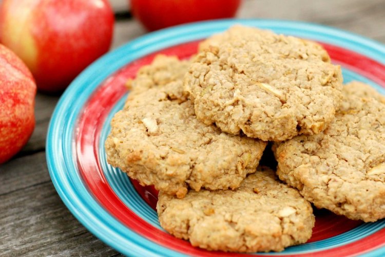 Овсяное печенье с яблоками