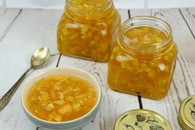 Варенье из цукини с апельсином и имбирем