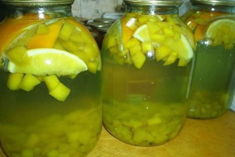 Компот из цукини на зиму