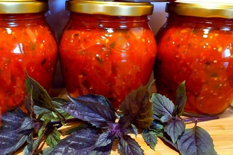 Томатный соус с базиликом и орегано на зиму