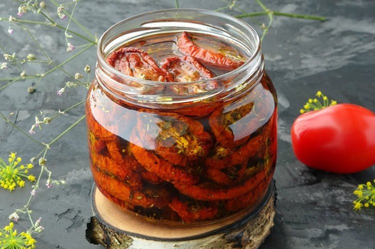 Вяленые помидоры в микроволновке