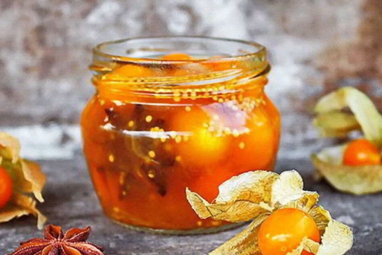 Маринованный физалис с апельсиновым соком