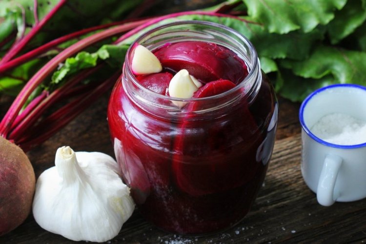 Свекла с чесноком на зиму