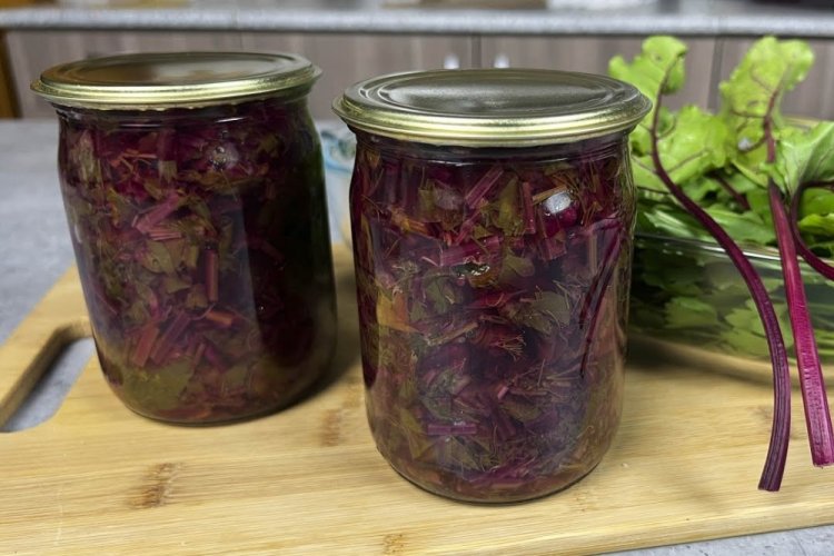 Свекольная ботва на зиму