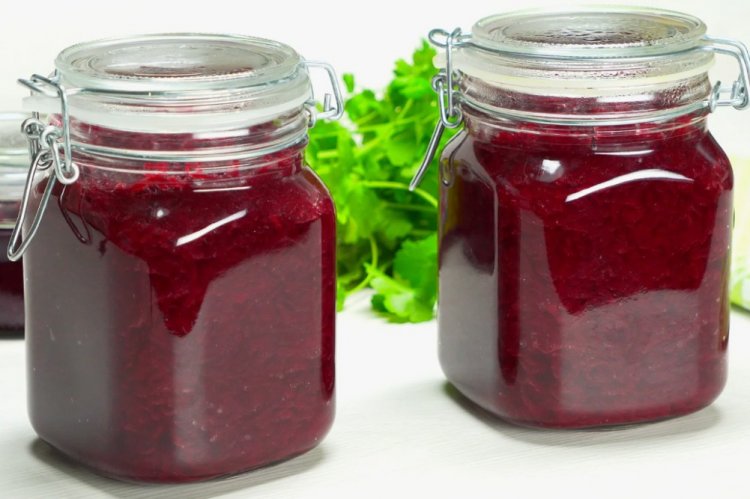 Тертая свекла на зиму