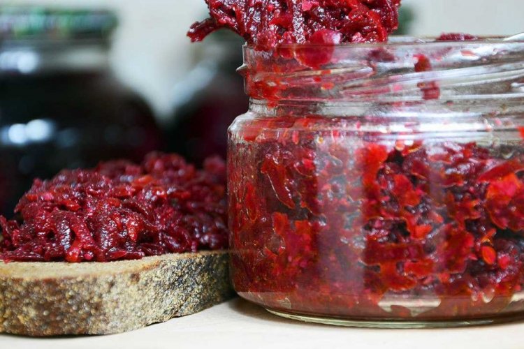 Свекла с чесноком на зиму без стерилизации