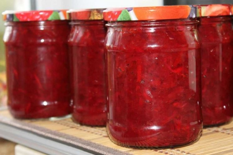 Свекла с яблоками на зиму без стерилизации