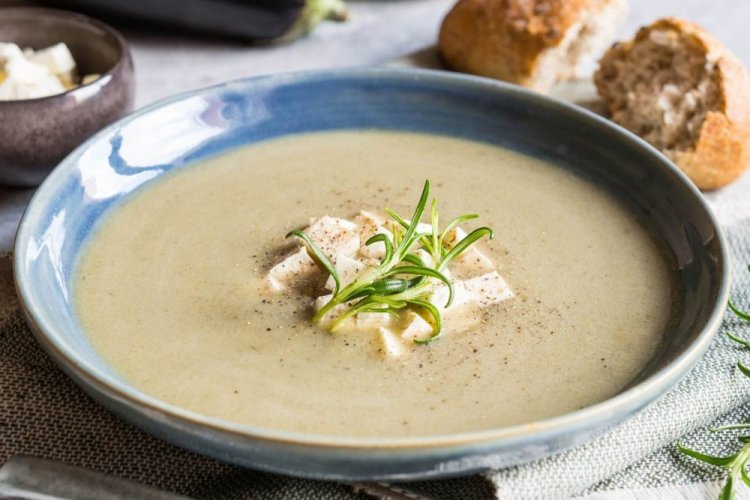 Крем-суп из баклажанов