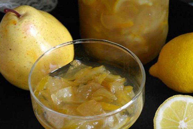 Варенье из груш и яблок с лимоном