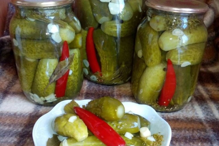 Корнишоны на зиму «‎как в магазине»