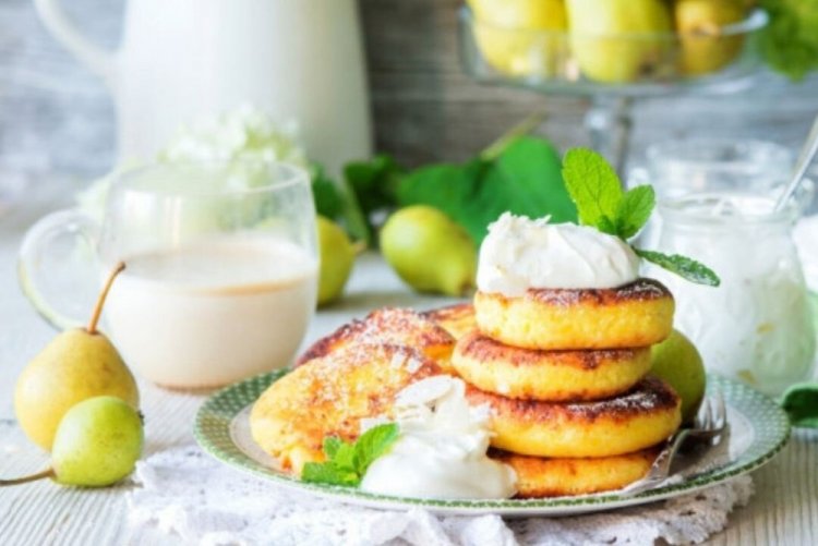 Сырники с грушей