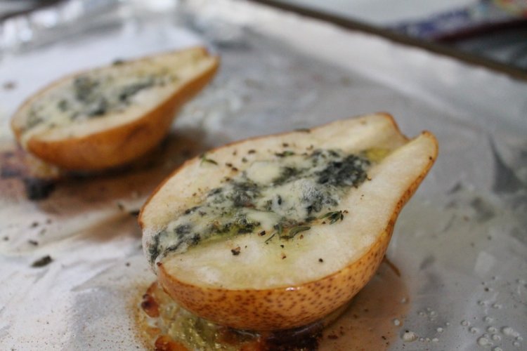 Груши с Дор Блю в духовке