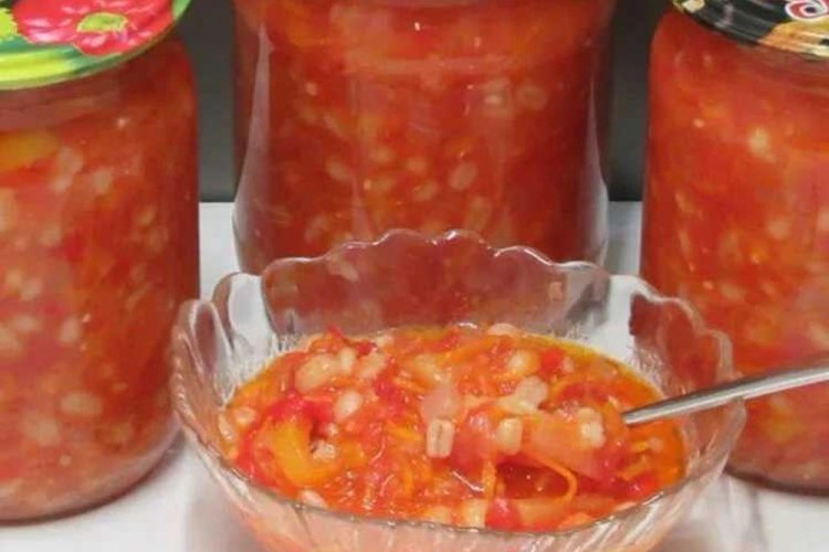 Завтрак туриста с перловкой без уксуса на зиму