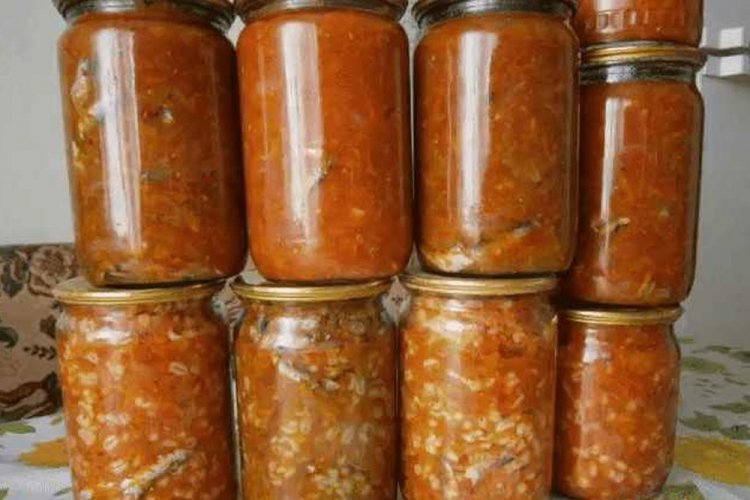 Завтрак туриста со скумбрией и перловкой на зиму