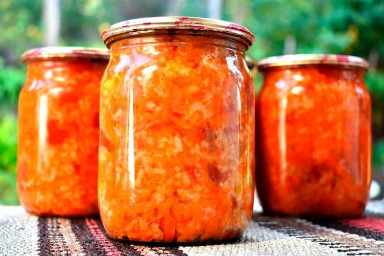 Завтрак туриста с рисом и уксусом на зиму