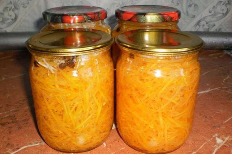 Маринованная репа с морковью на зиму