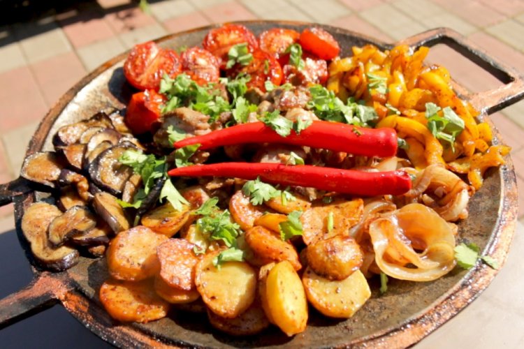 Овощи на садже