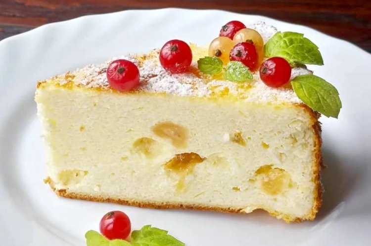 Творожная запеканка с дыней