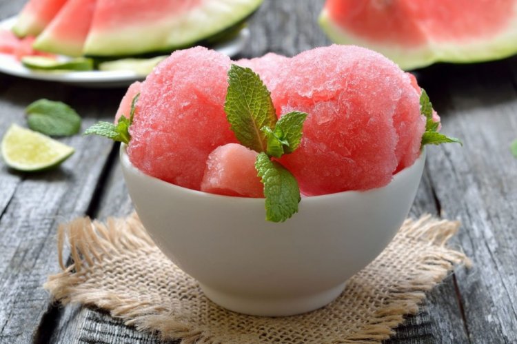 Сорбет из арбуза