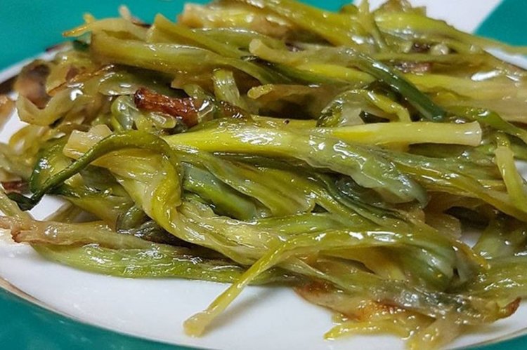 Жареная черемша